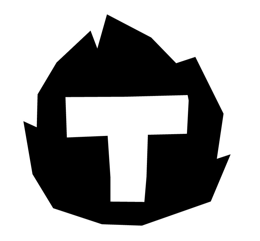 Thunderkick logo Zwart