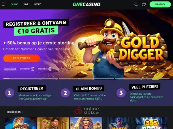Onecasino website