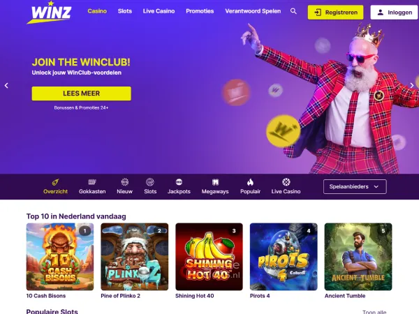 Winz website