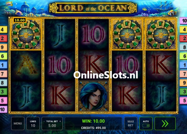 Lord of the Ocean gratis spins winnen