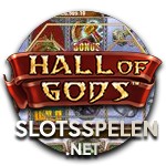 Hall of Gods slot logo