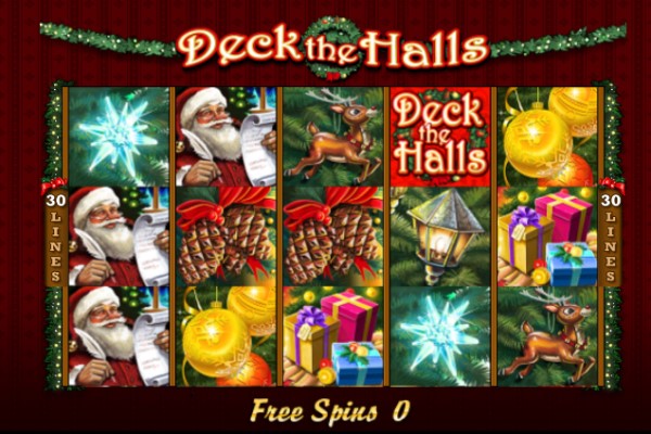Deck the Halls gratis spins