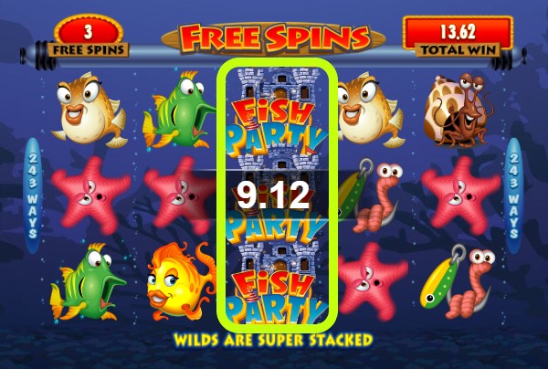 Fish Party super stacked wilds