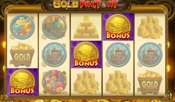 Gold Factory bonus activeren