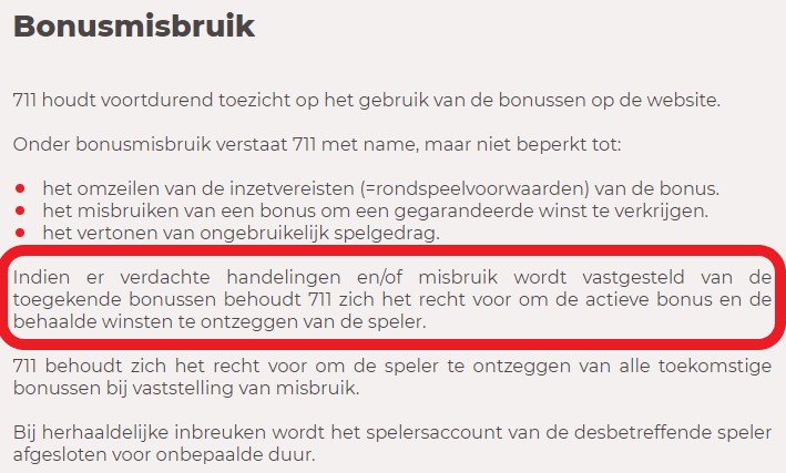 711 casino bonusaanbieding