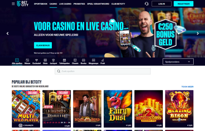 Casino Lobby van Betcity