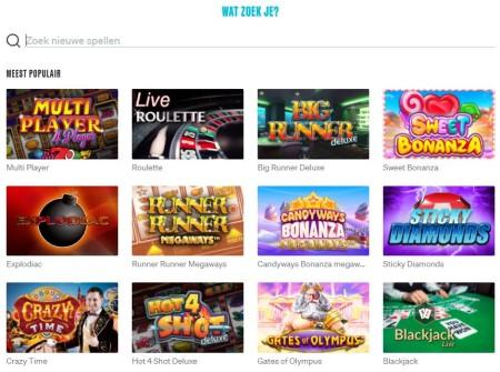 Zoekscherm Betcity