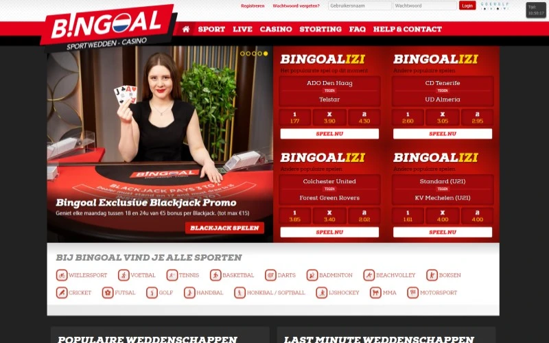 Bingoal homepage