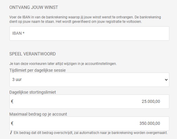Liemieten invullen