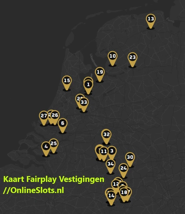 Fairplay vestigingen Fairplay vestigingen