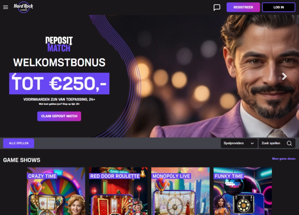 Hard Rock Homepage