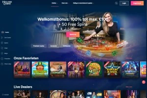 Holland Casino online Printscreen