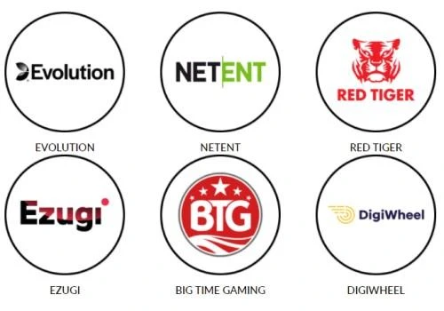 Brands van Evolution Gaming