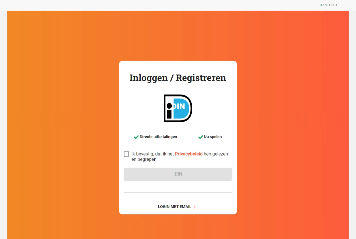 Leovegas Registreren