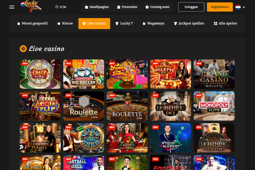 Live casino Lucky 7