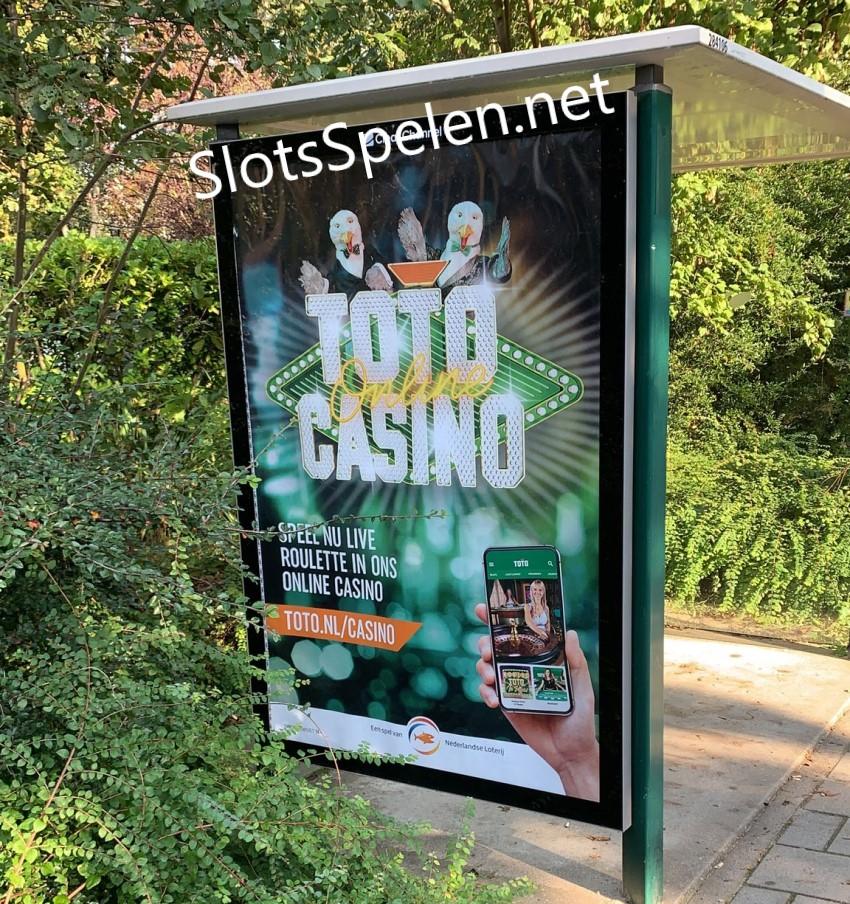 TOTO Casino reclame bushokje