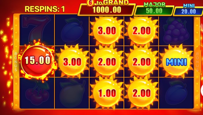 Hold and Win mini Jackpot