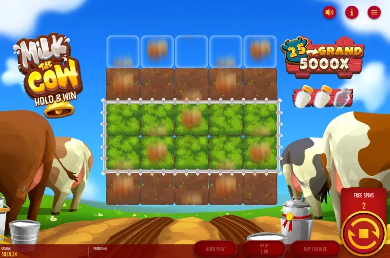 Begin Milk the Cow bonusspel