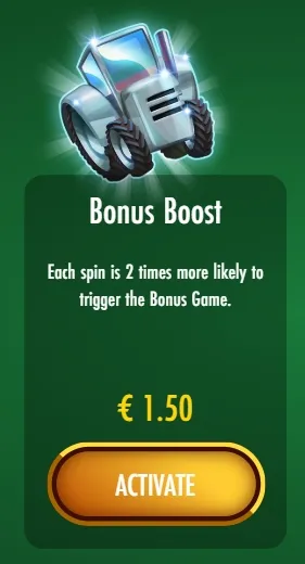 Bonus boost