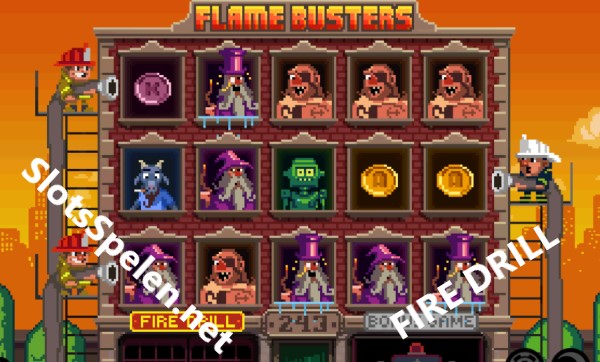 Flame Busters Firedrill bonusspel