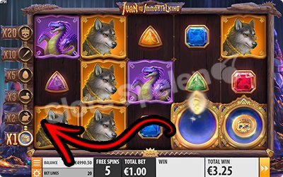 Free Spins Multipliere level 1