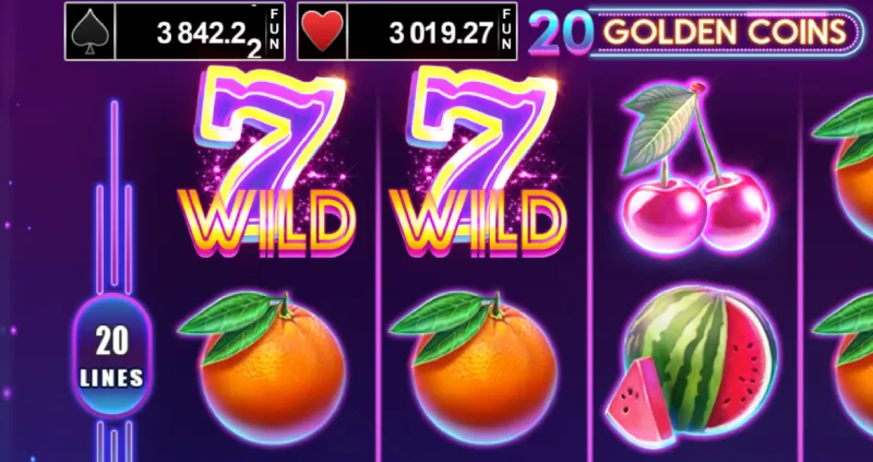 20 golden coins wilds