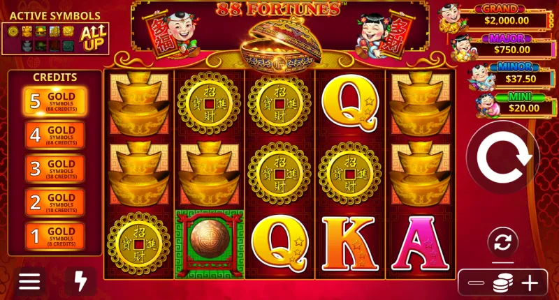 88 Fortunes Screenshot