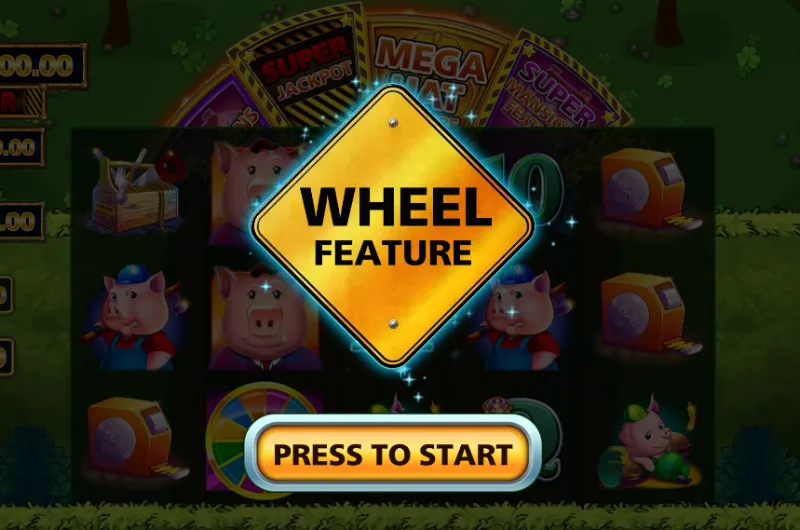 wheel feature geactiveerd Huff N' Lots of Puff
