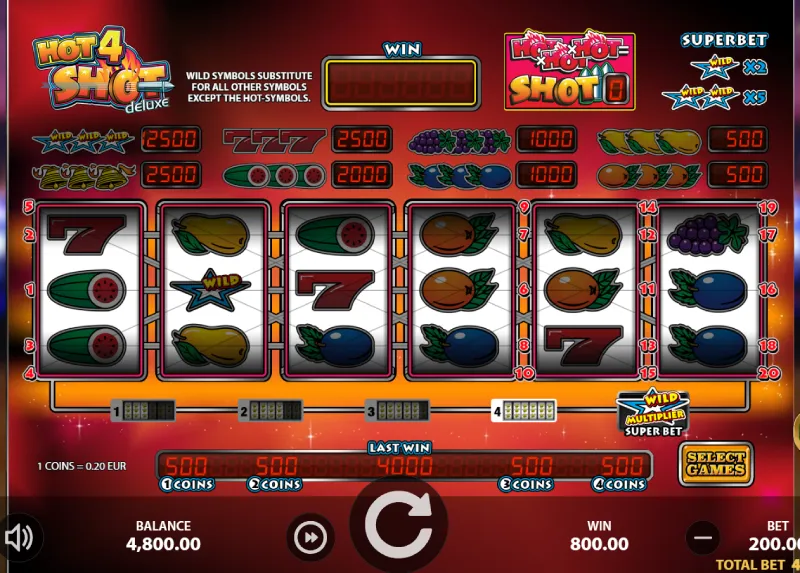 Wild combinatie met Super Stake