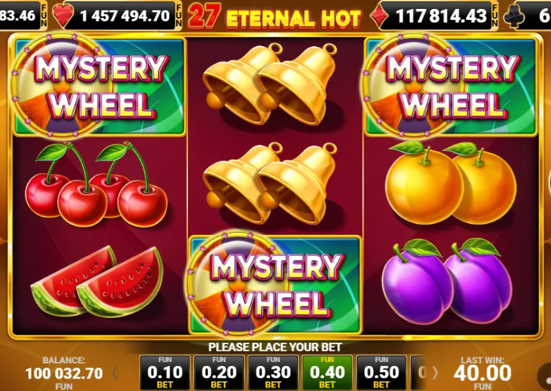 3x Mystery Wheel eternal hot