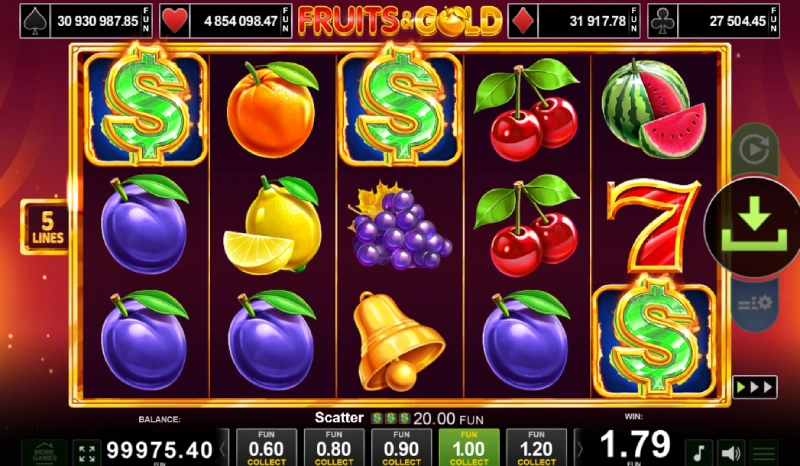 Groene dollar scatters