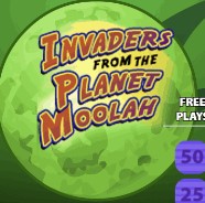 Invaders from the planet Moolah logo