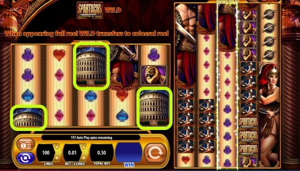 Spartacus Slot Scatters