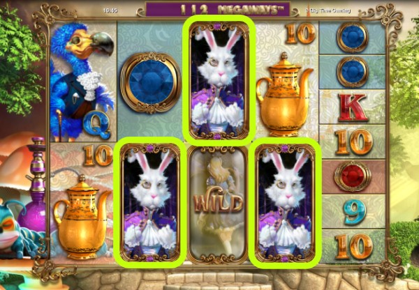White Rabbit free spins scatters