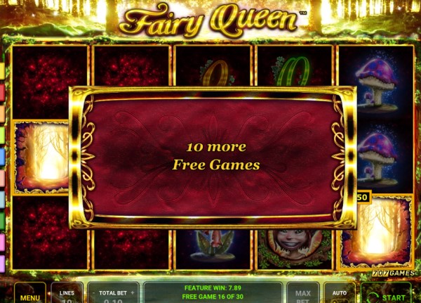 Fairy Queen extra spins