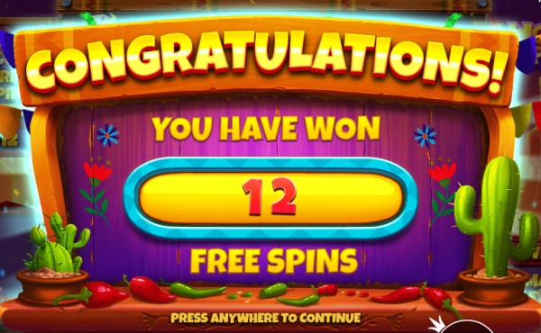 free spins hot pepper