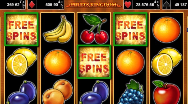 Fruits Kingdom free spins