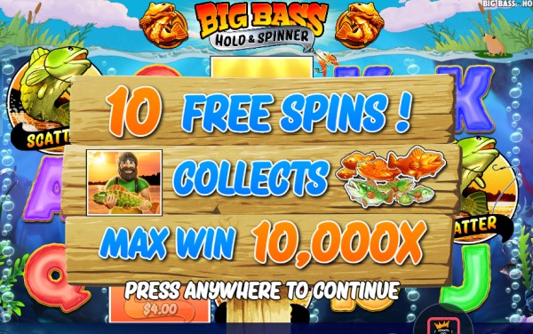 Hold & Spinner free spins activeren