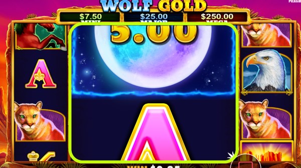 Mega Symbool Wolf Gold