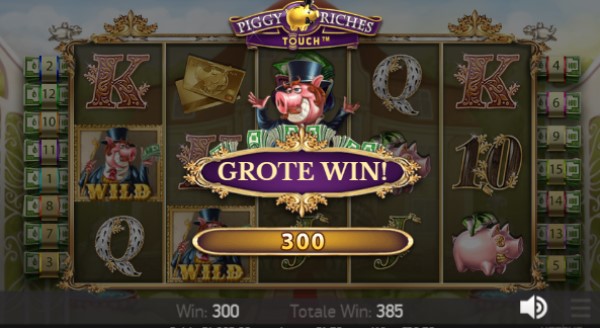 Piggy Riches grote winst Piggy Riches grote winst