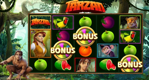 Tarzan bonusspel activeren