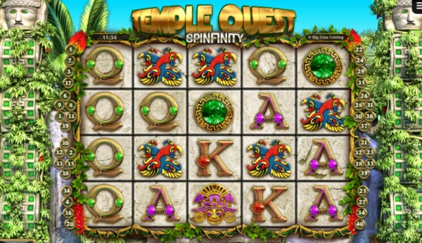 Temple Quest slot printscreen