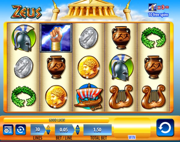 Zeus gokkast printscreen Zeus gokkast printscreen
