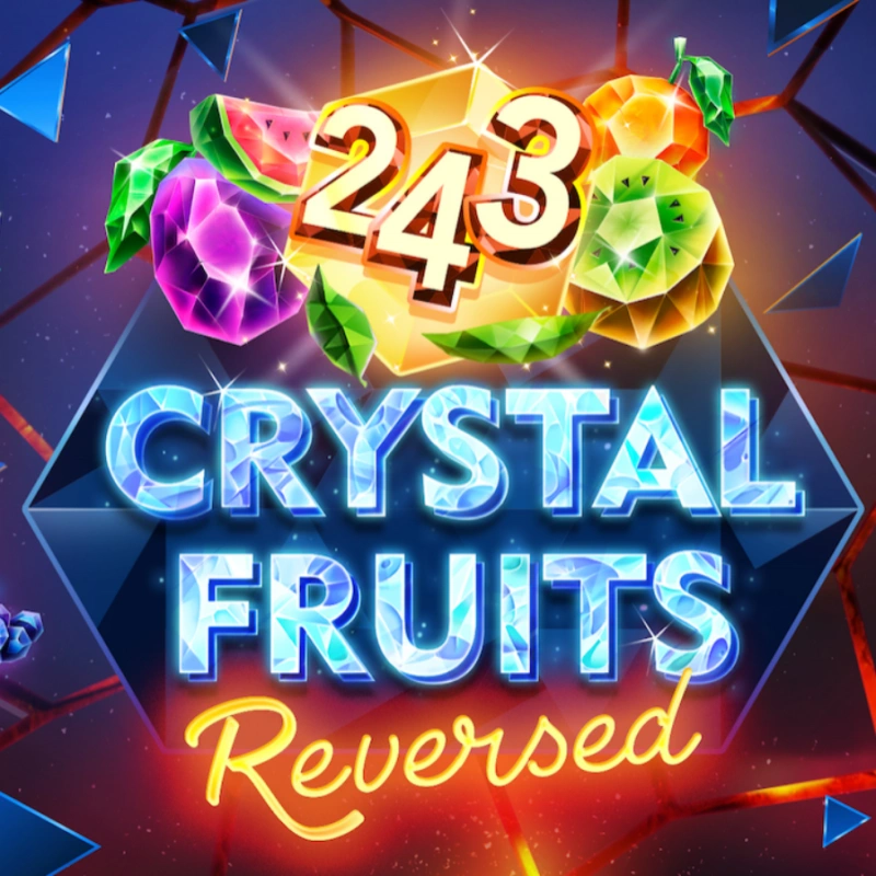243 Crystal Fruits reversed logo