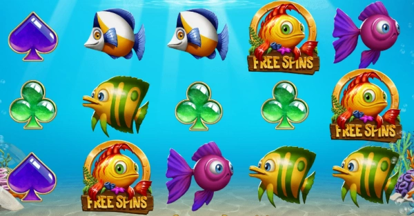 drie free spins vissen
