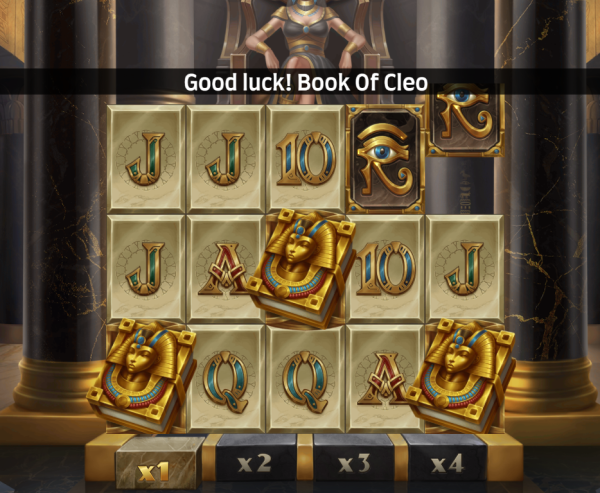 Book of Cleo 3 scatter boeken