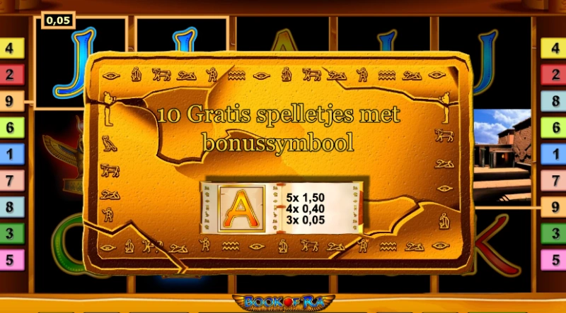 Book of ra speciaal symbool