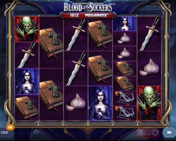 Blood suckers megaways schermafbeelding