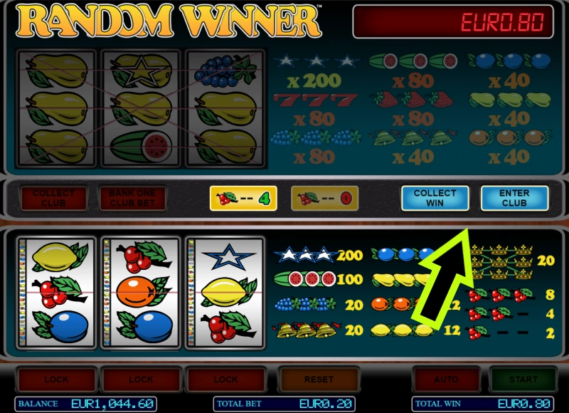 Collect win of Enter Club