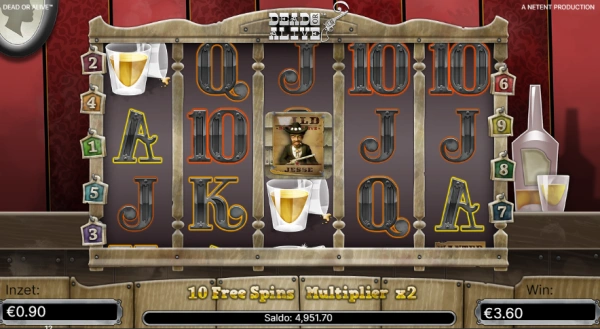 Dead or Alive free spins